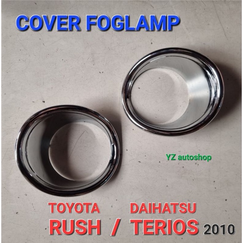 Garnish/Cover Foglamp TOYOTA RUSH/DAIHATSU TERIOS 2010 Chrome