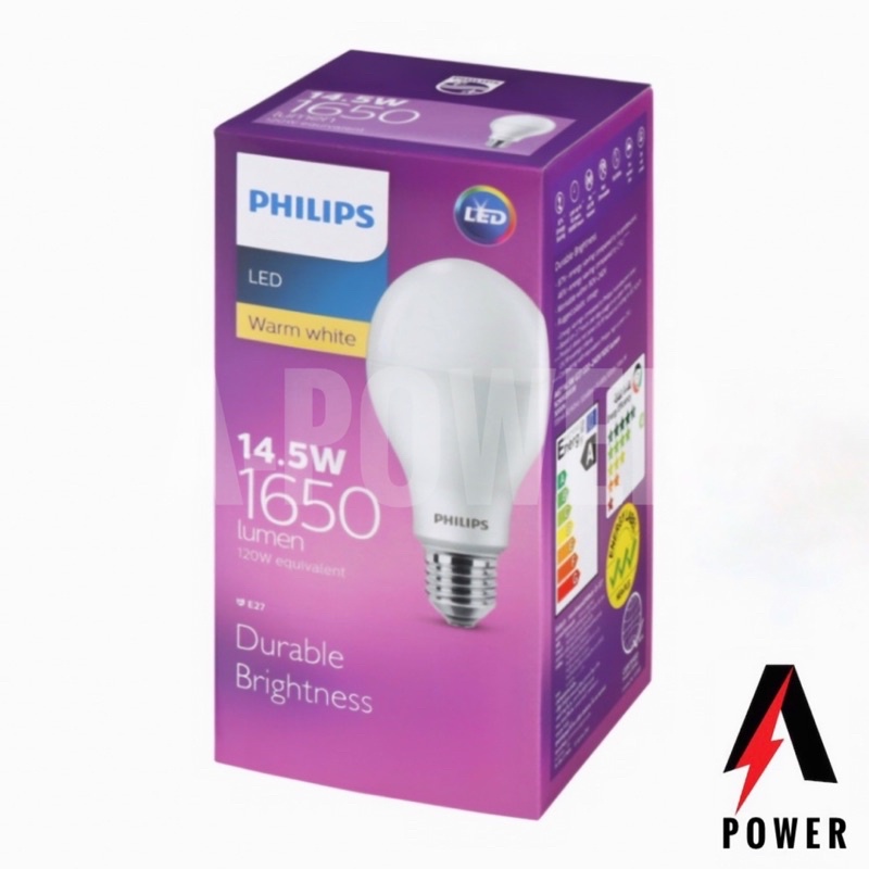 Philips - Lampu LED Bulb/Bohlam 14.5W (Kuning)