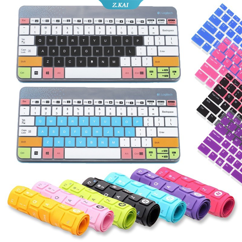 Cover Pelindung Keyboard Logitech MK240 K240 MK245 Bahan Silikon Anti Air