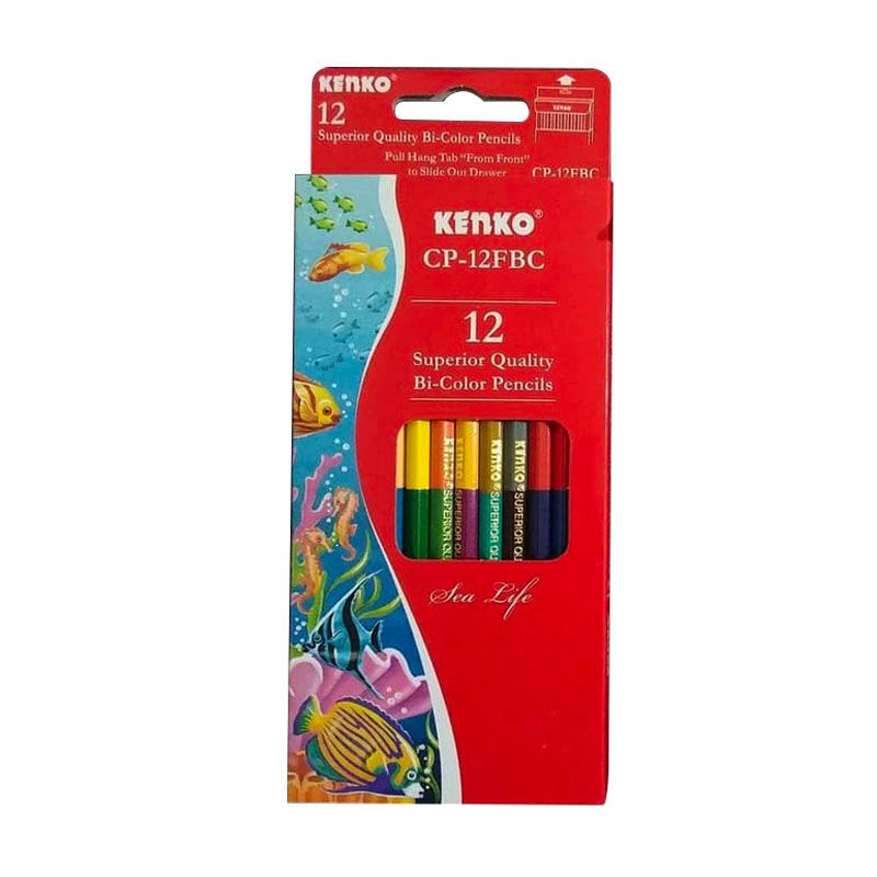 

pensil warna kenko bicolor CP-12FBC