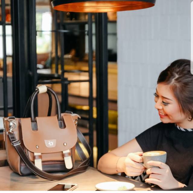 Tas Hand Bag Gotosovie Tracey MB Coffe Brown