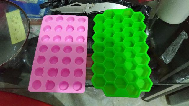 Cetakan Es Batu Silikon Anti Pecah Elastis Honeycombs