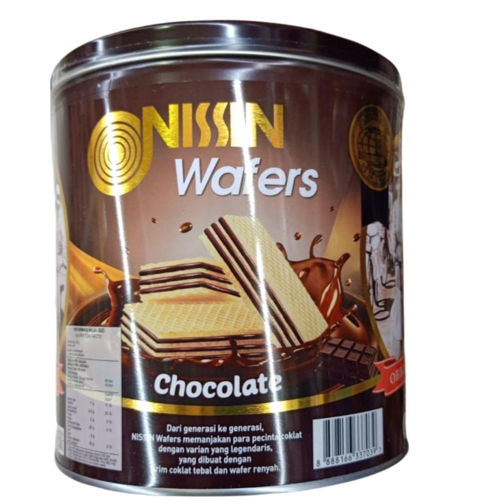 

Nissin Wafer Kaleng 600gr Coklat Makanan Biskuit Kue Chocolate