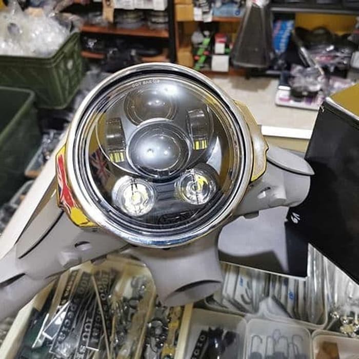 Daymaker 6 LED Vespa NPX dan Sprint bagol