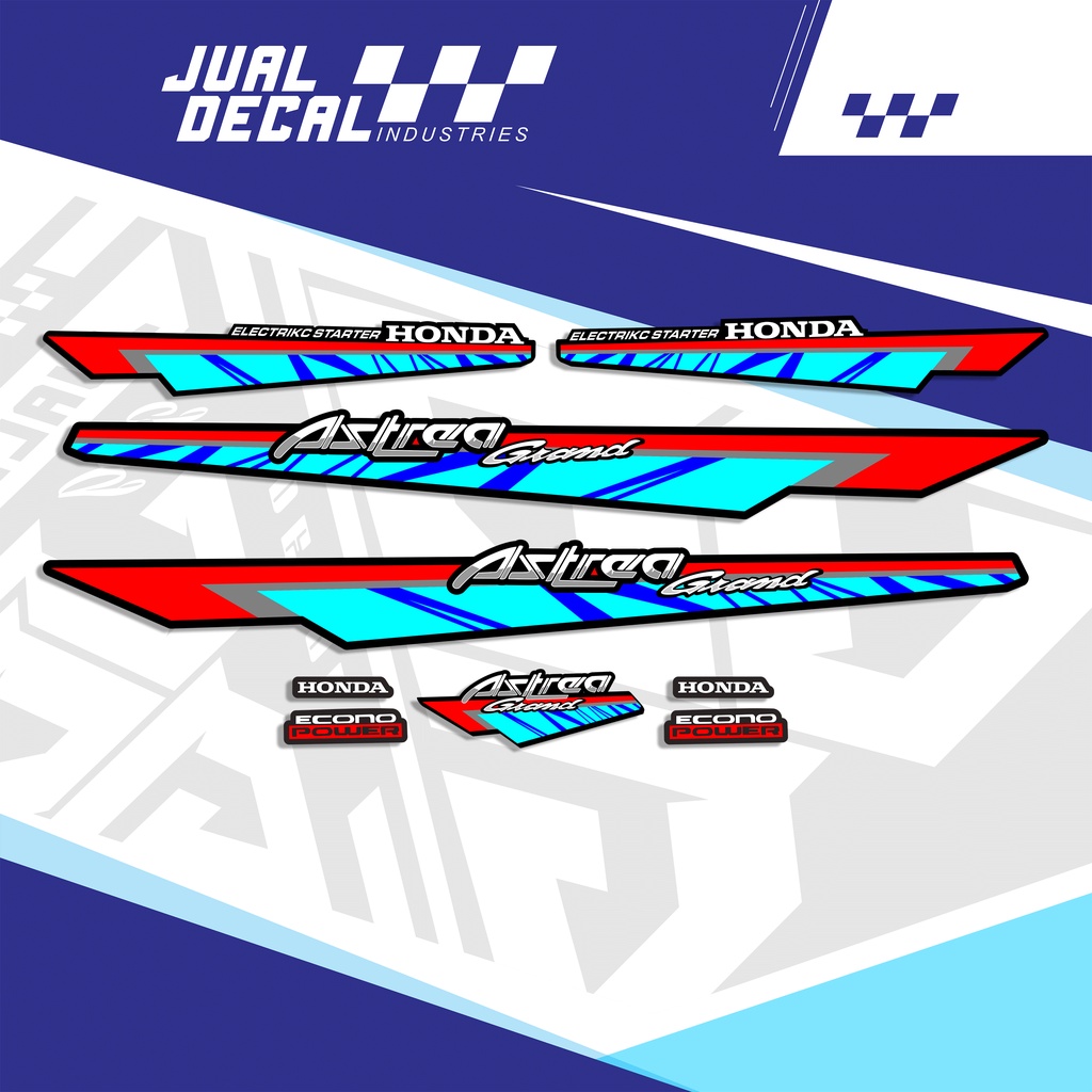 Striping Astrea Grand Variasi 1993 Stiker Astrea Grand Motif Klasik Original Lis Astrea Grand Bulus