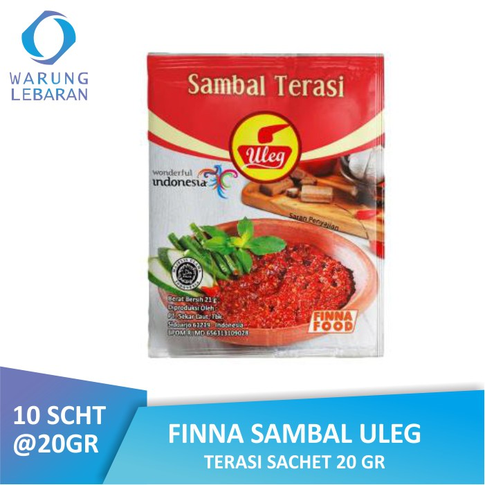 

Finna Sambal Uleg Terasi Sachet (10 x 21gr)