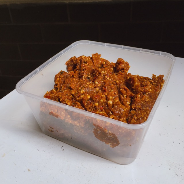 

Sambel Pecel Khas Madiun Bang Jarwo 1000gr