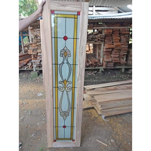 cendela jati kaca grafir
