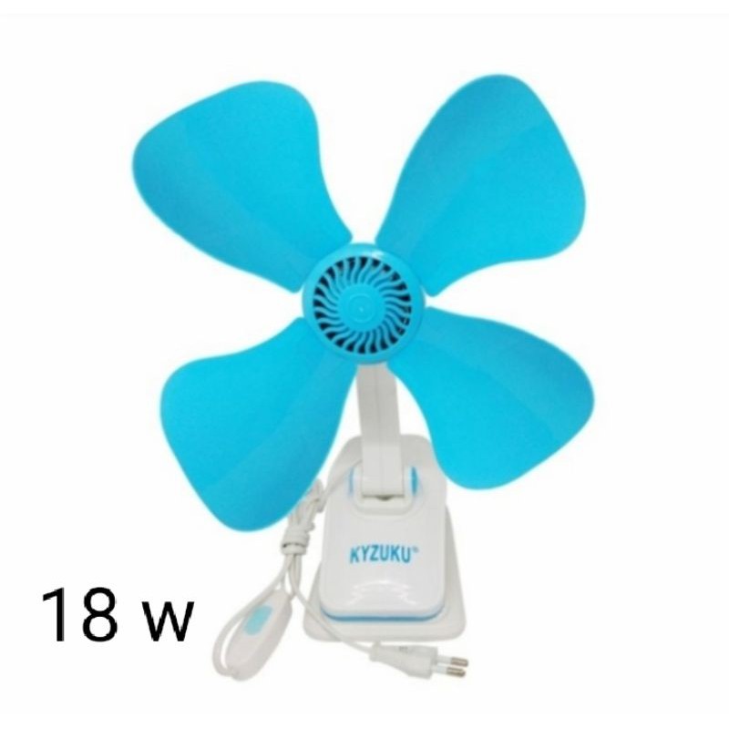 Kipas Angin Jepit 18 Watt Kyzuku