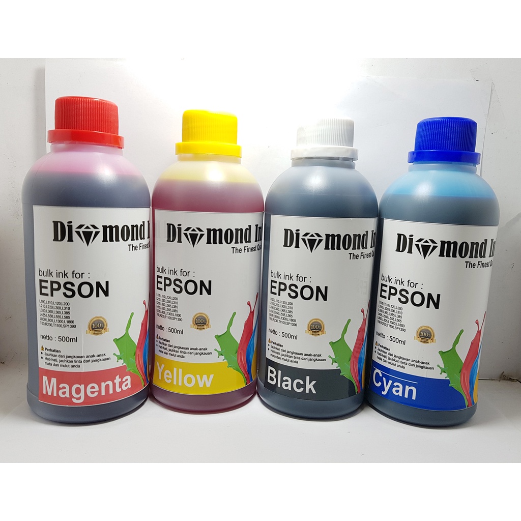 Tinta Epson L1110 L3110 L3150 L3210 L1210 L5190 Diamond Ink Volume 500ml