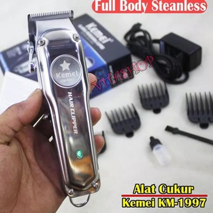 Kemei KM-1997 All-metal Professional Rechargeable Cordless Hair