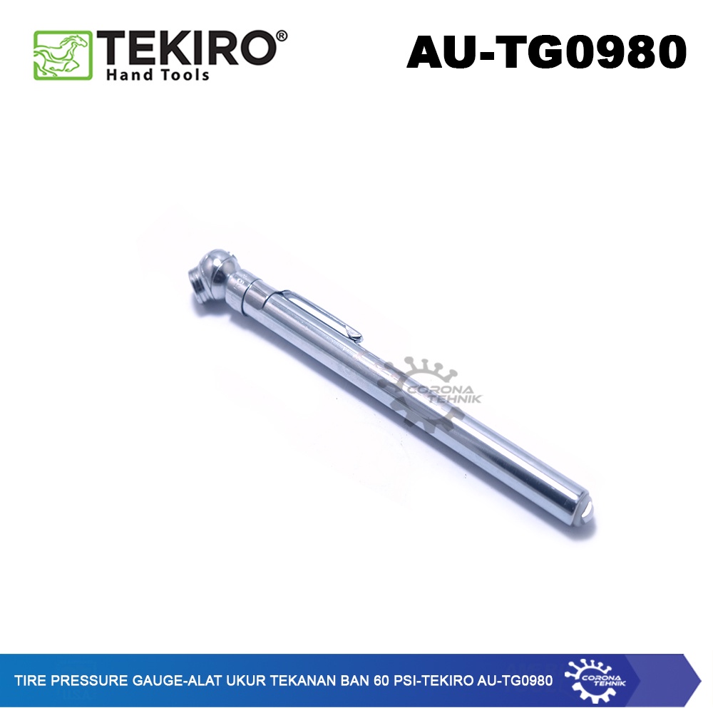 Tekiro AU-TG0980 - Tire Pressure Gauge - Alat Ukur Tekanan Ban 60 Psi