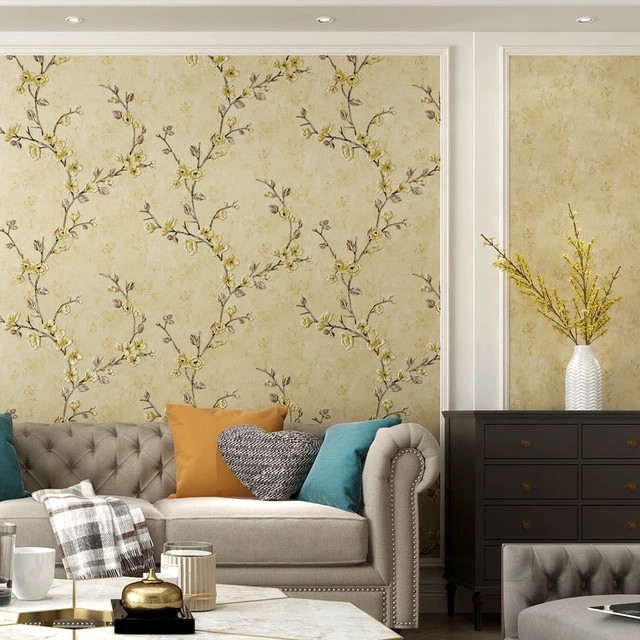 WALLPAPER DINDING MOTIF SAKURA 10m x 45cm