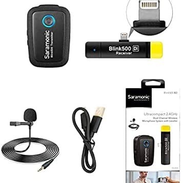 Saramonic Blink 500 B3 Wireless Omni Lavalier Microphone 2.4 GHz (Lightning Port)