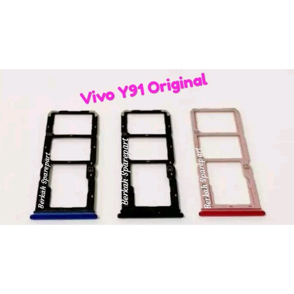 Tempat Dudukan Simcard Simtray Sim Tray Card Lock Vivo Y19