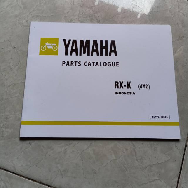 Buku part catalog Yamaha RXK 4y2