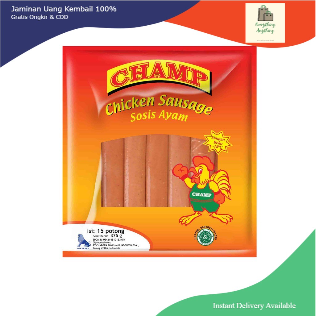 

Champ Chick Ssg 375 gr (5 pcs)