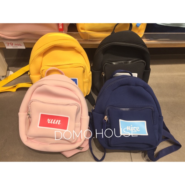 MINISO ALPHABETH SPORTS BACKPACK / TAS PUNGGUNG SPORT