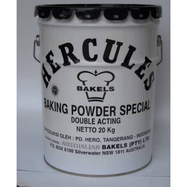 

Baking Powder Double Acting Hercules kemasan 100g,250g,500g