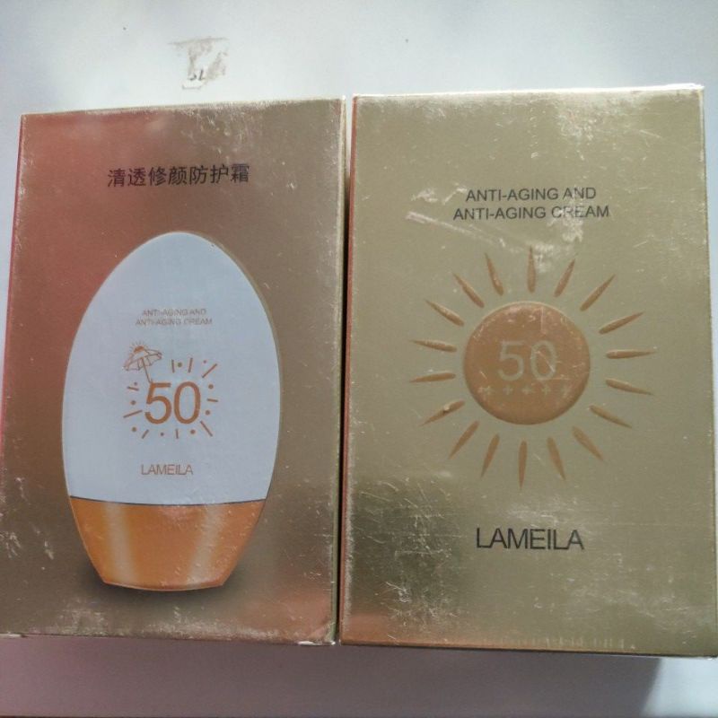 LAMEILA SPF 50 SUNSCREEN SUNBLOCK ANTI AGING CREAM SUNSCREEN SPF50 SUNBLOCK