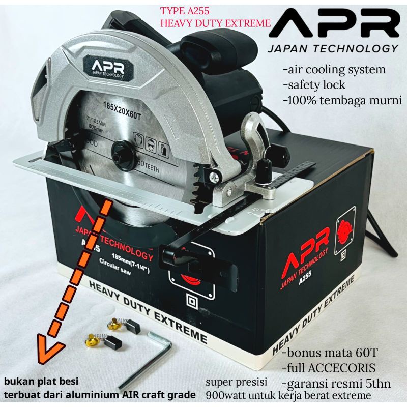 Xaviertaran Mesin Circular Saw, Serkel Apr Japan Setara Maktec Terkuat /