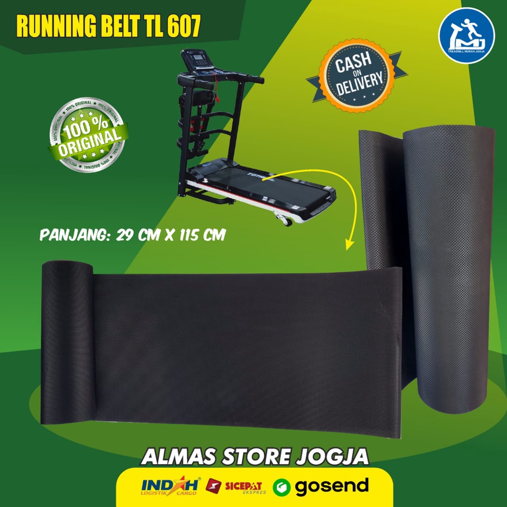 Karpet Sperpart Seperpart Treadmill Treadmil Tredmill TradmillElektrik Electric Running Belt Alas La