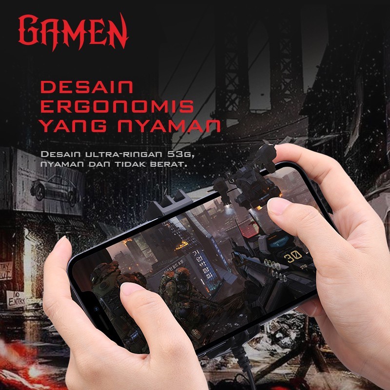 GAMEN GMR01 GMR-01 Mobile Phone Radiator Gaming Cooling Cooler Fan Kipas Pendingin hp Smartphone