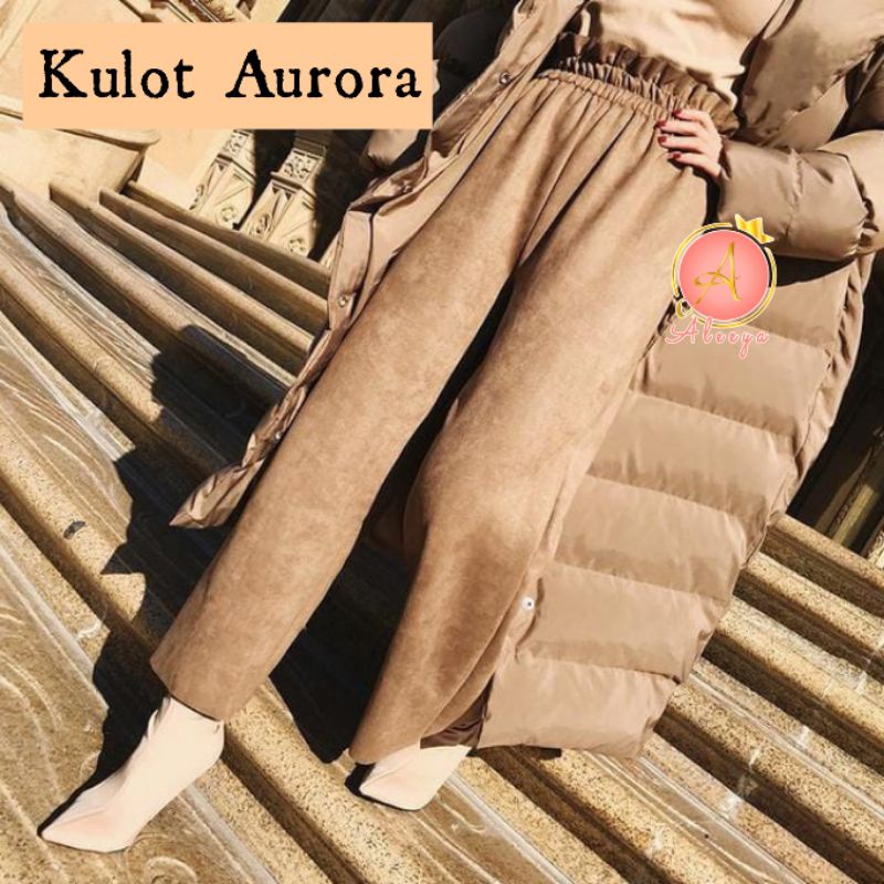 ALEEYA Kulot Suede Panjang / Aurora Suede Cullotes (3102)