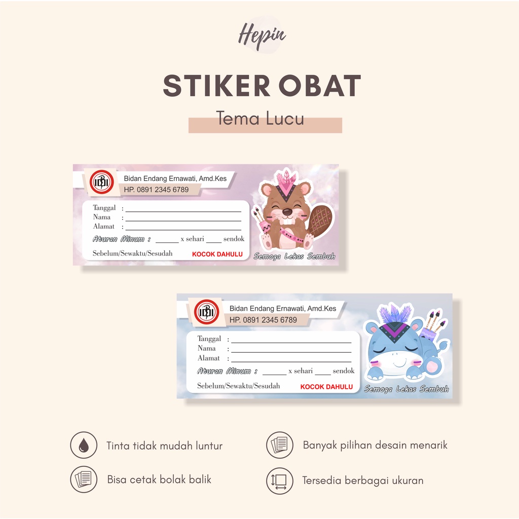 

Label obat Tema LUCU / Etiket obat syrup / Stiker label obat / Stiker label obat sirup/stiker obat