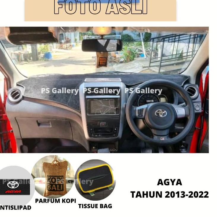 2022 Aksesoris Premium Alas Cover Dashboard Mobil Agya / Ayla BT6S