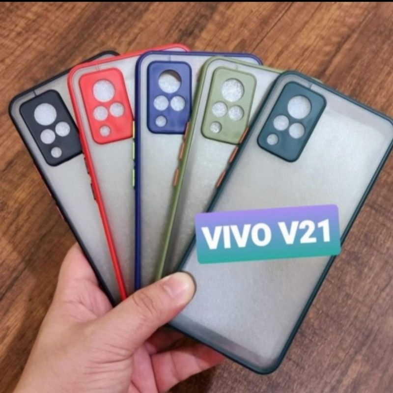 Vivo V21 V21 5G case fuze dove doff matte coour warna