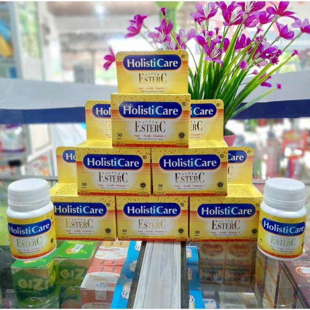 Holisticare Ester C 30 kapsul // isi 90 // Ester C Effervescent