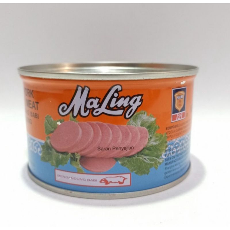 

MALING Daging Kornet Babi 397g / Daging Ham Brand Ma Ling TTS 397g