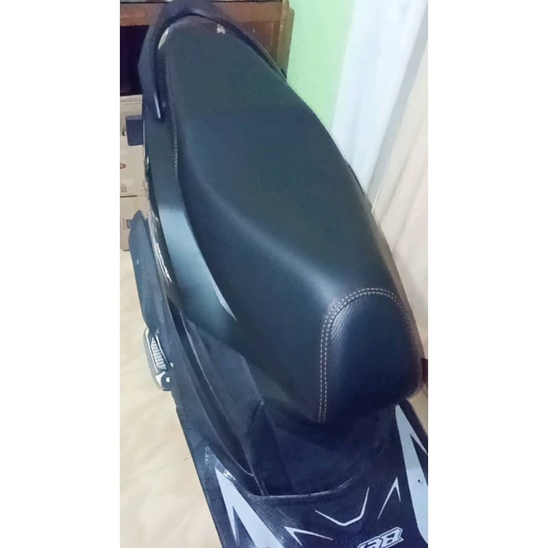 Jok motor honda beat fi bahan kulit mbtech original-jok beat fi