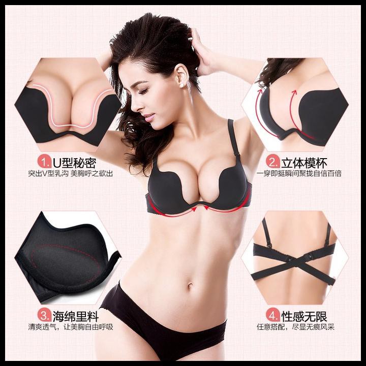Bra Push-Up Sexy Busa Tebal Dan Kawat Penyangga