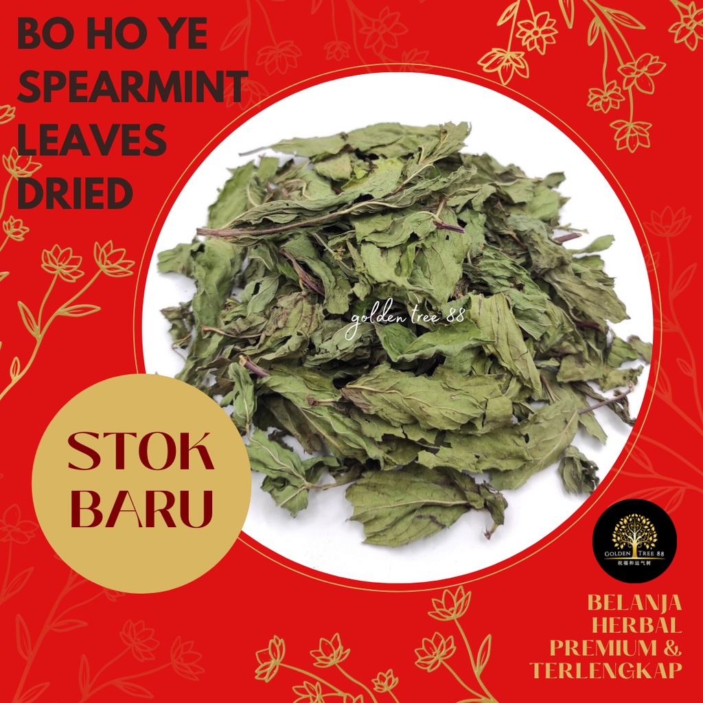 

600 gram Premium Spearmint Bohoye Daun Mint Bo Ho Ye Original Fresh Stok Baru Teh Mint Daun Mint