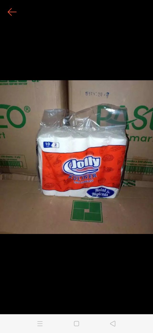 Tissue Jolly Kuliner Tisu Toilet Coreless Tisue Roll Gulung - Tanpa Tulang ( Promo )