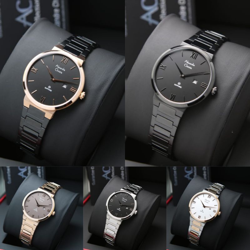 ALEXANDRE CHRISTIE WANITA AC 8564 / AC8564 SAPPHIRE ORIGINAL GARANSI RESMI 1 TAHUN