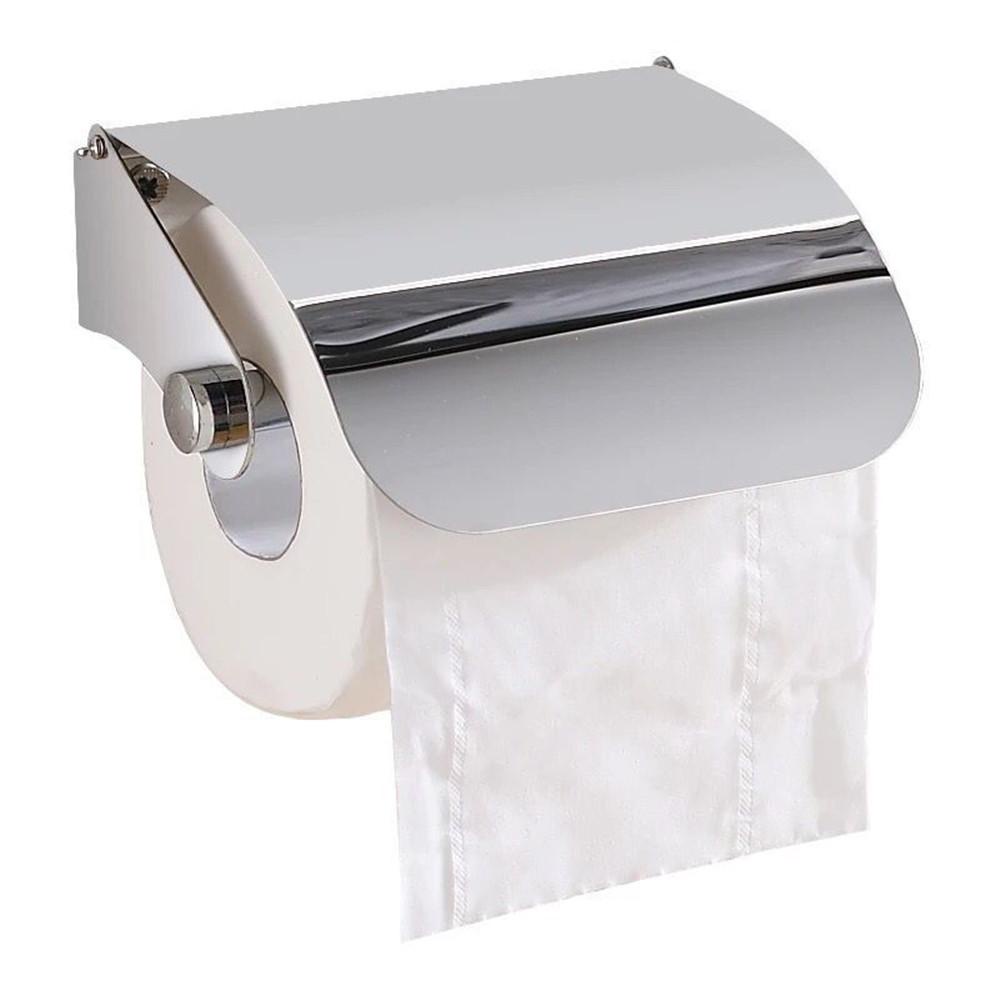 Populer Toilet Paper Holder Hotel Kotak Stainless Steel Berdiri