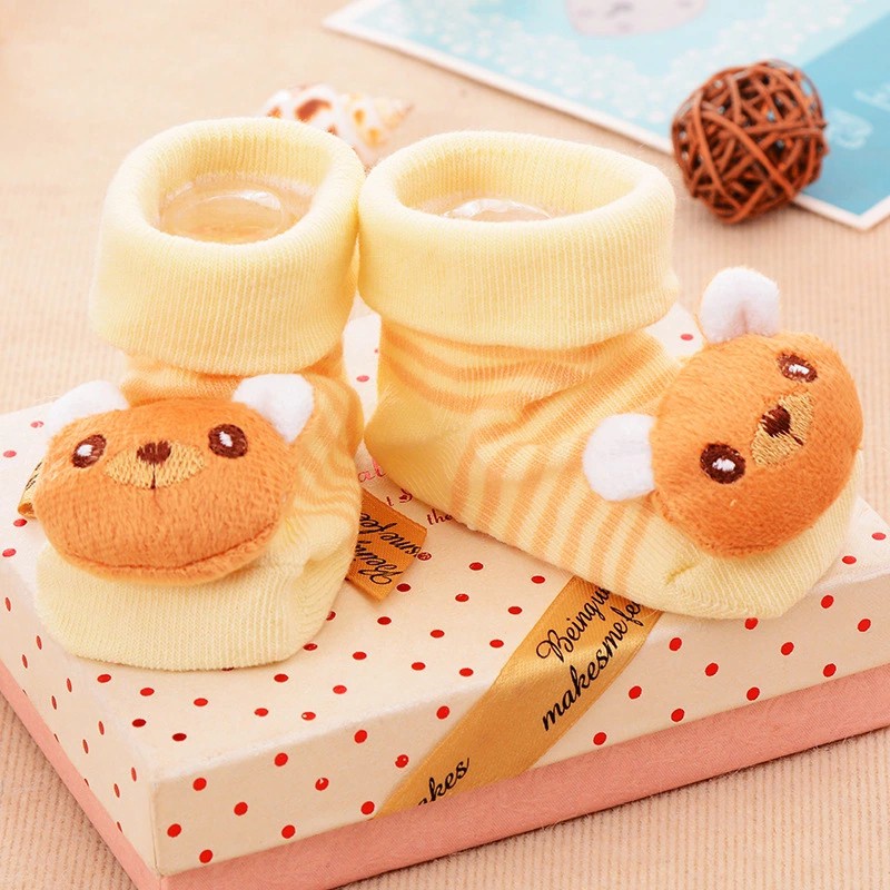PUNCAK 3.3 stoberi baby - DOLL HOUSE KAOS KAKI BAYI BONEKA KAOS KAKI 3D MOTIF LUCU