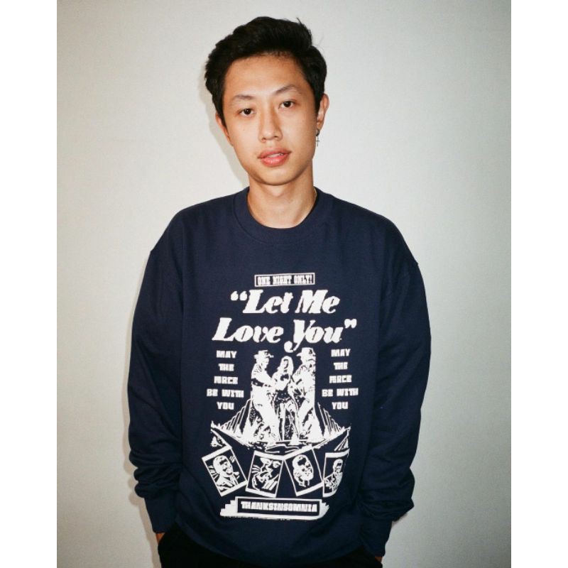 Crewneck Swittershit Thanksinsomnia Franz Navy