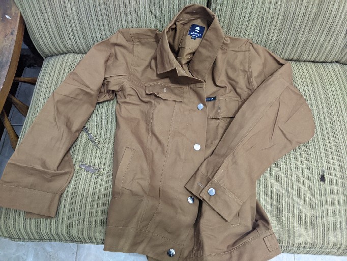 hommes apparel hm51 khaki trucker jacket