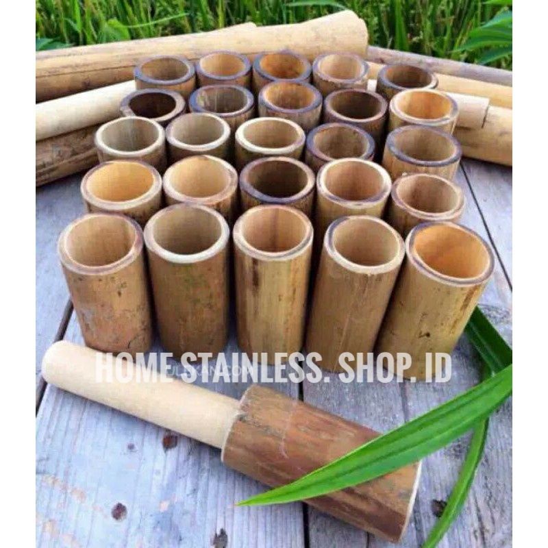 Cetakan kue putu bambu 1 lusin - cetakan kue putu mayang - cetakan putu bambu