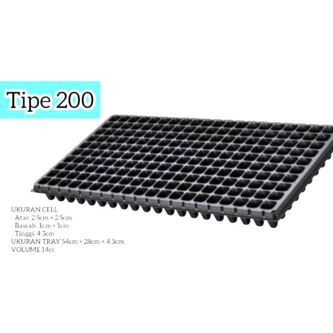 potray semai lubang 200