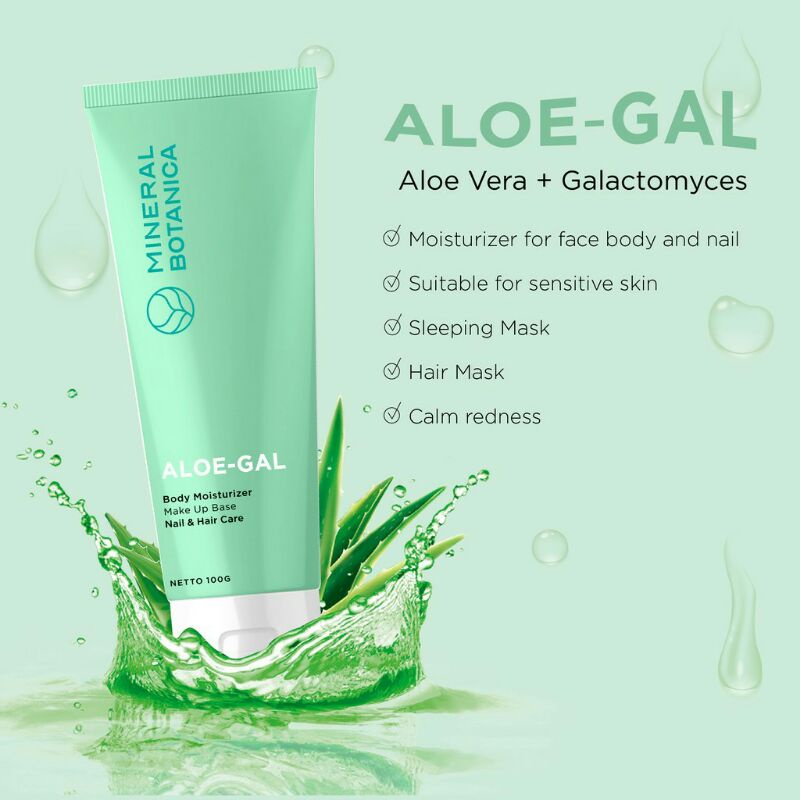 ❤GROSIR❤Mineral Botanica Aloe - Gal 100g