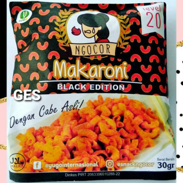 

MAKARONI NGOCOR PEDAS LEVEL 20