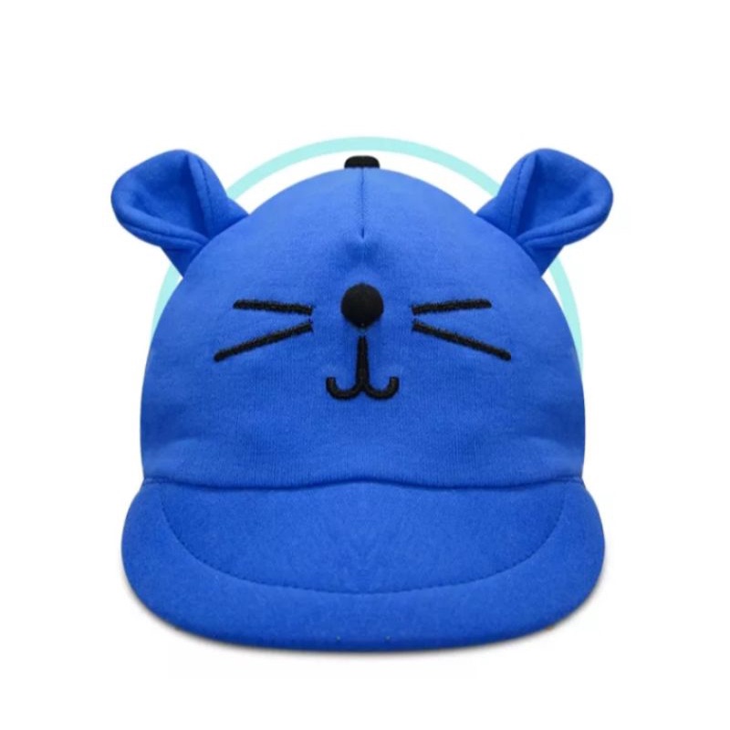 Topi Bayi Karakter Kucing / Topi Kucing Bayi / Topi Bayi Lucu BB-26