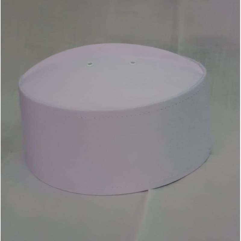 Peci assagofah putih polos