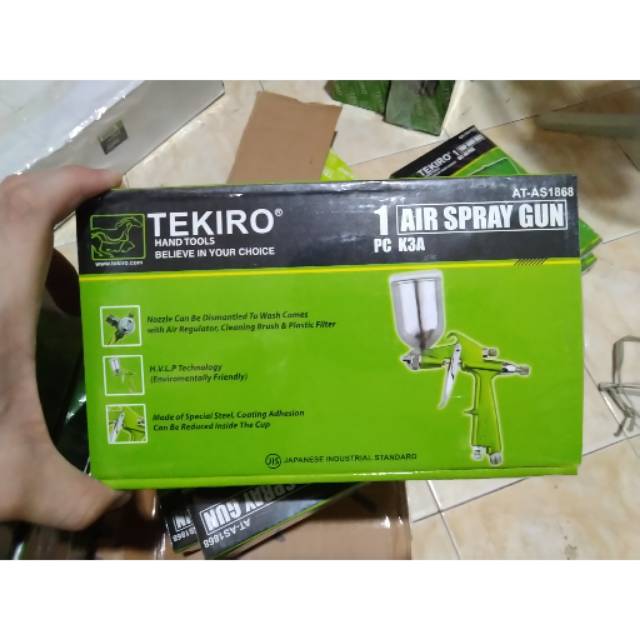 TEKIRO (AT-AS1868) SPRAY GUN K3A alat semprot cat tabung atas ORIGINAL