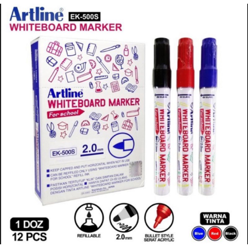 

Spidol Artline EK-500S White Board [ECER]